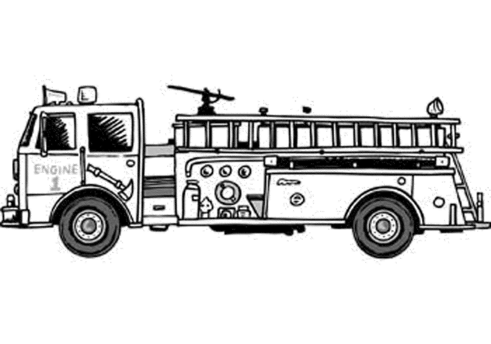 Free Printable Fire Truck Coloring Pages Coloring Home Free Printable Fire Truck Coloring Pages Coloring Home
