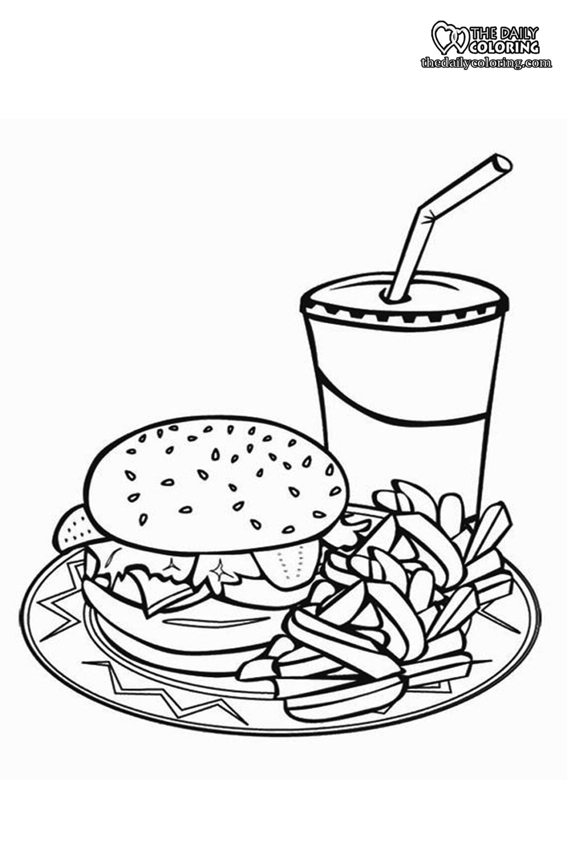 Free Printable Food Coloring Pages Free Printable Food Coloring Pages