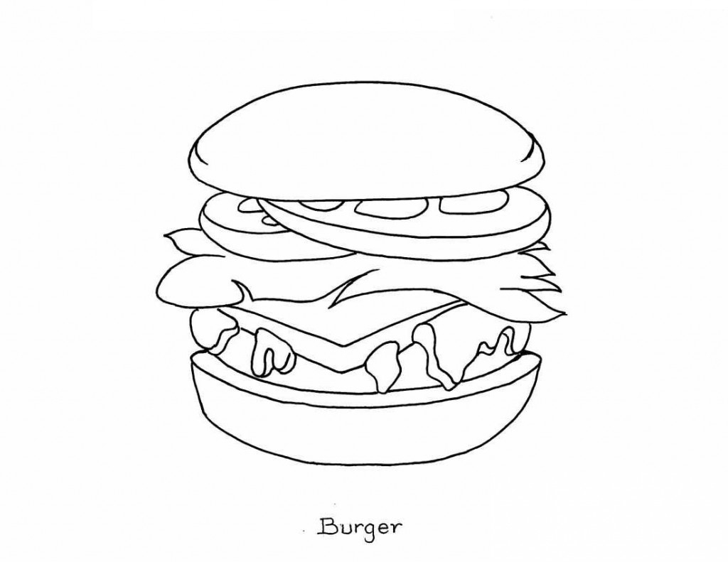 Food Coloring Pages Printable Food Coloring Pages Printable