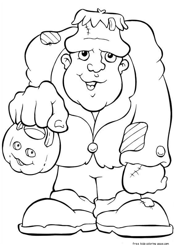 Free Printable Frankenstein Coloring Pages Free Printable Frankenstein Coloring Pages