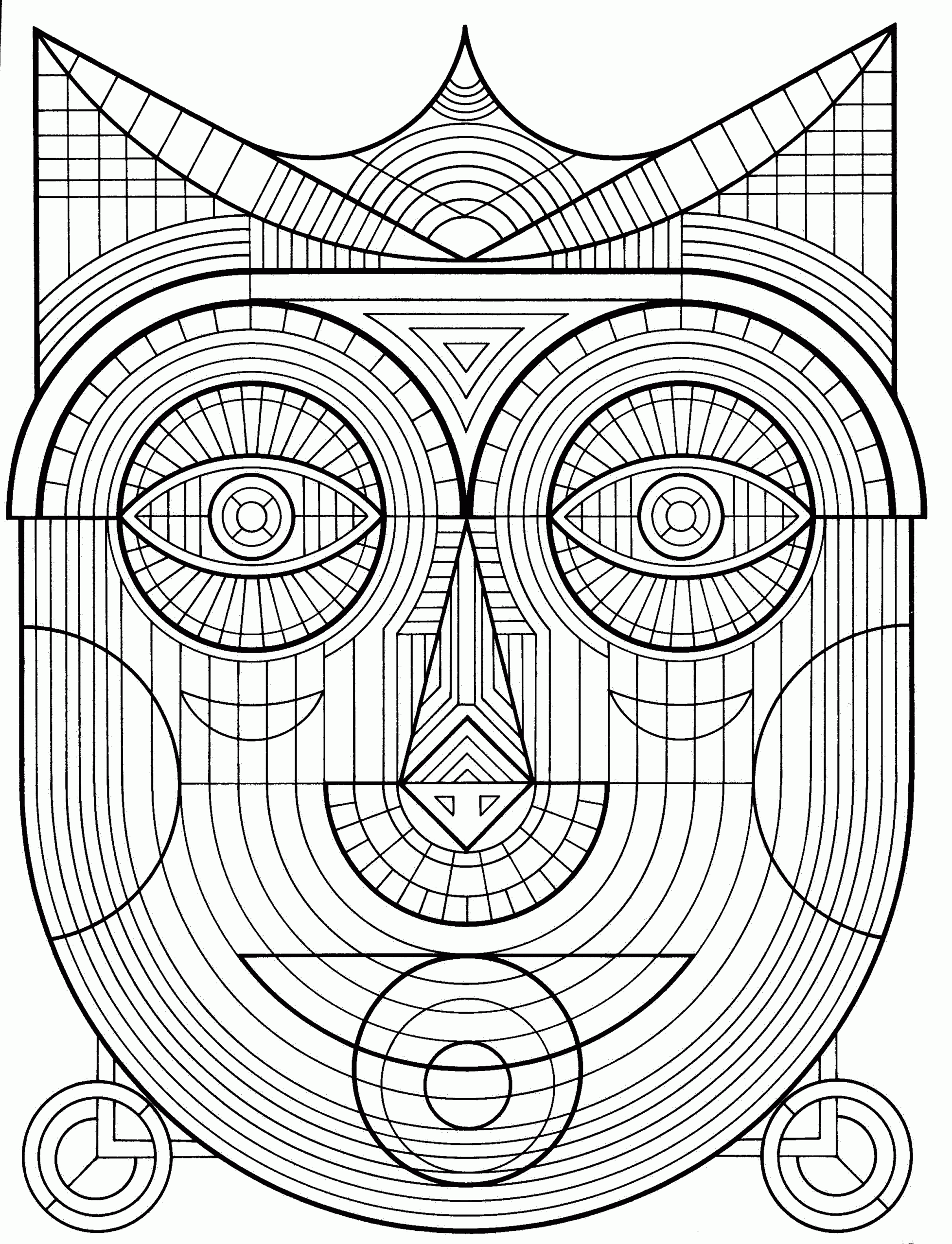 Free Printable Geometric Coloring Pages For Adults Free Printable Geometric Coloring Pages For Adults