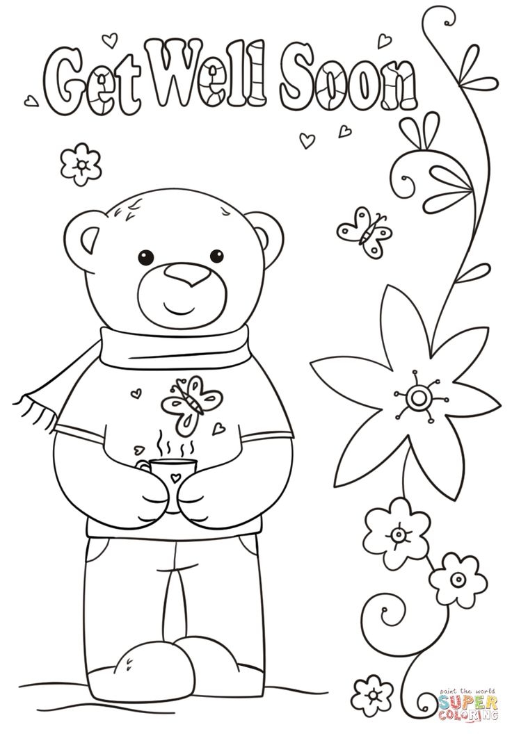 Free Printable Get Well Coloring Pages For Kids Free Printable Get Well Coloring Pages For Kids