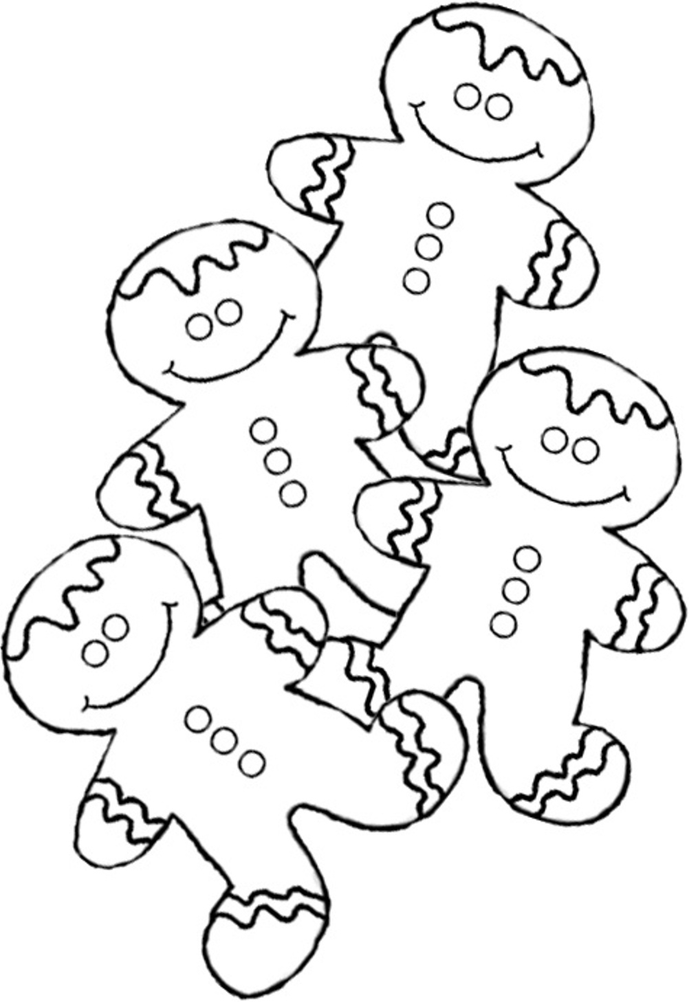 Free Printable Gingerbread Man Coloring Pages For Kids Free Printable Gingerbread Man Coloring Pages For Kids