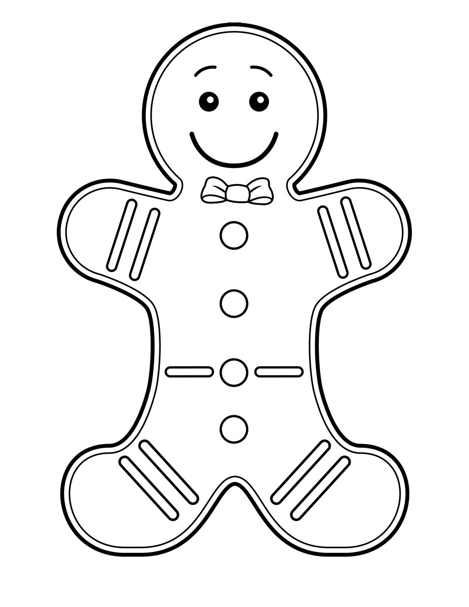 Free Printable Gingerbread Man Coloring Pages For Kids Free Printable Gingerbread Man Coloring Pages For Kids