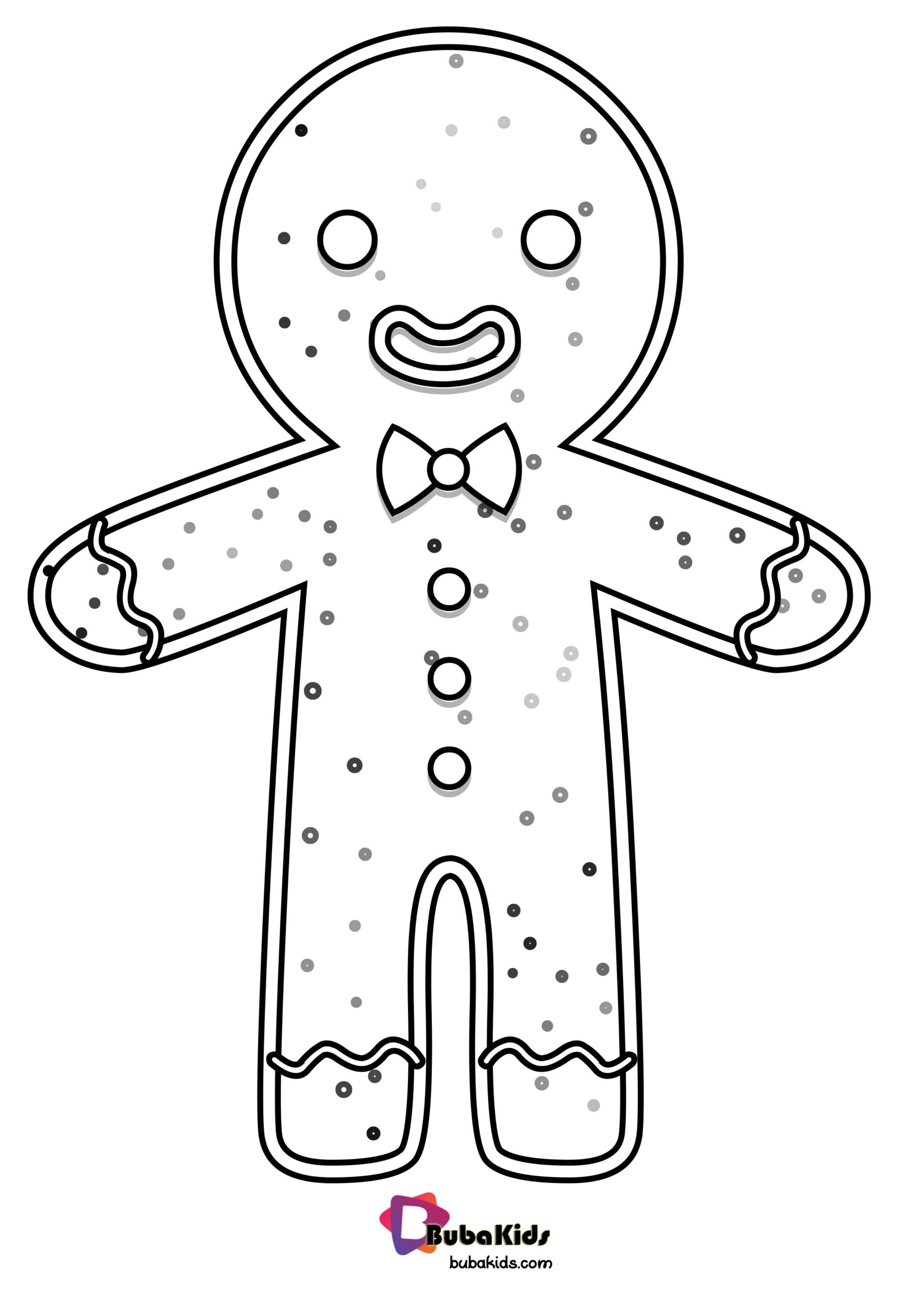 Gingerbread Man Printable Coloring Pages Gingerbread Man Printable Coloring Pages