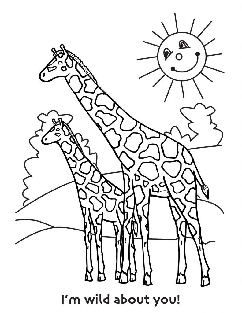 Free Printable Giraffe Coloring Pages For Kids Free Printable Giraffe Coloring Pages For Kids