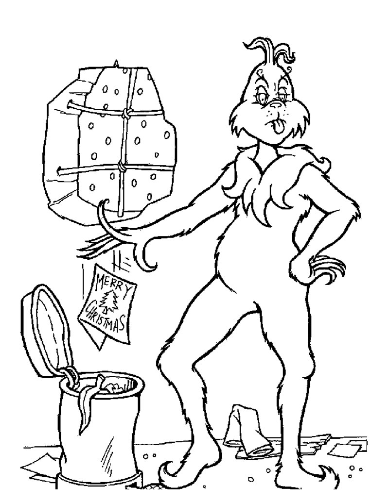Free Printable Grinch Coloring Pages For Kids Free Printable Grinch Coloring Pages For Kids
