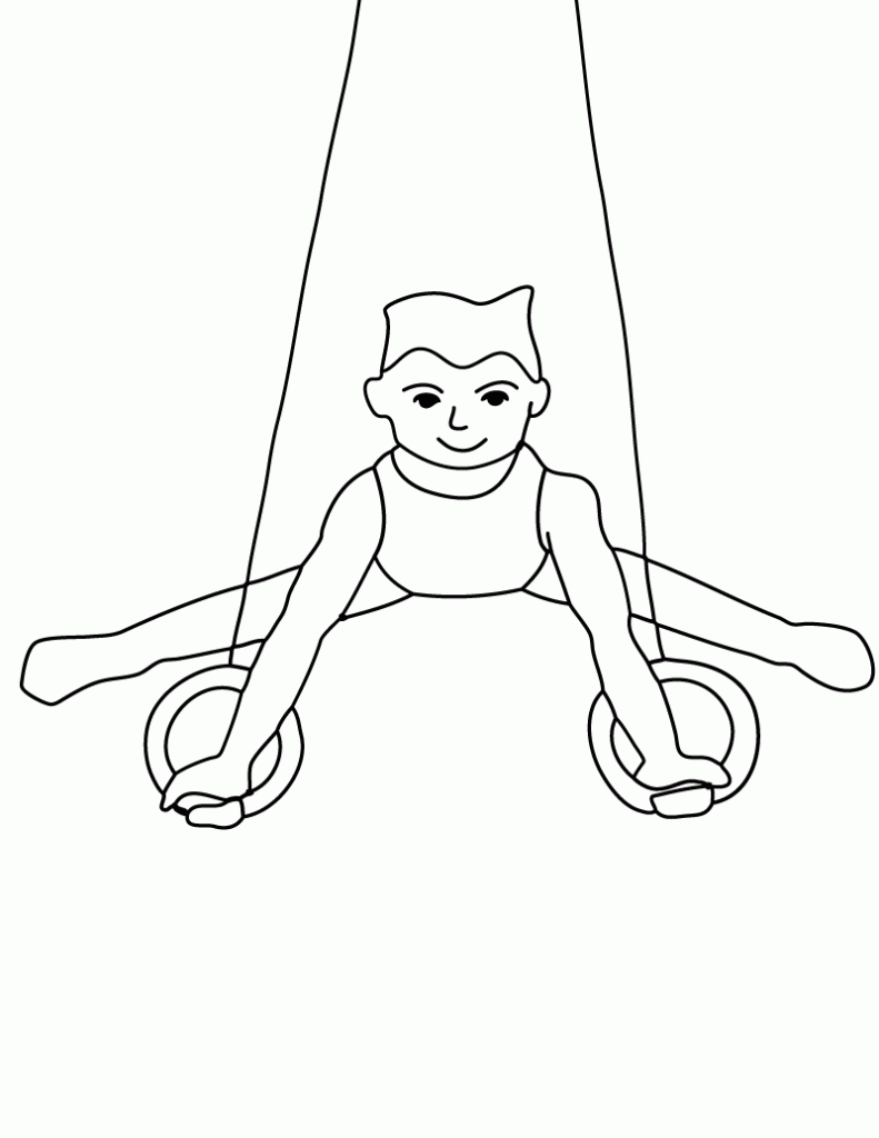 Free Printable Gymnastics Coloring Pages