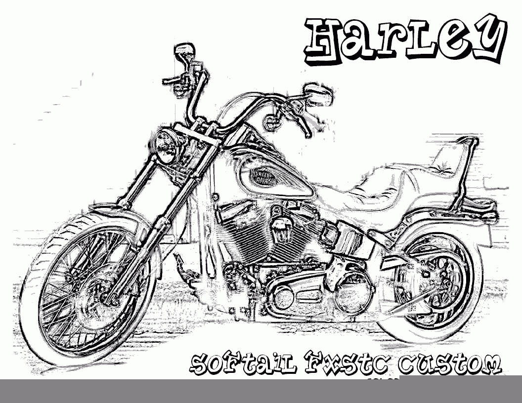 Free Printable Harley Davidson Coloring Pages Free Printable Free Printable Harley Davidson Coloring Pages Free Printable