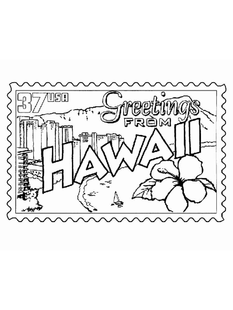 Free Printable Hawaii Coloring Pages Free Printable Hawaii Coloring Pages