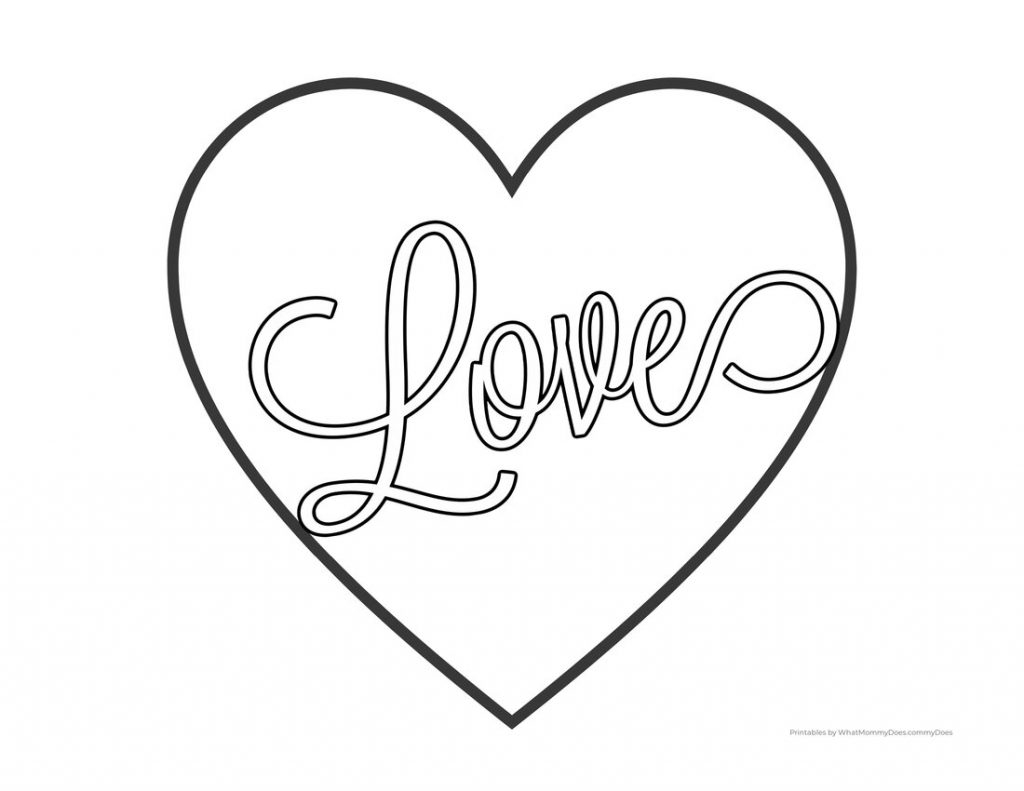 Free Printable Heart Coloring Pages Printable Templates Free Free Printable Heart Coloring Pages Printable Templates Free