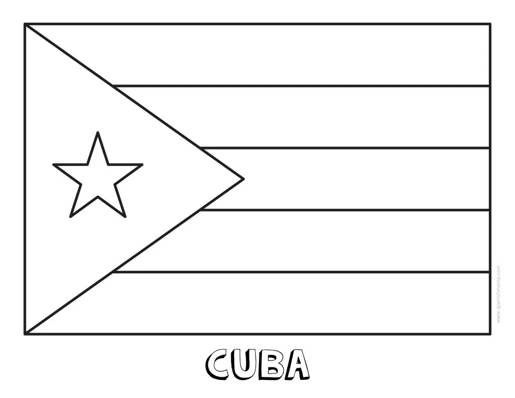 Free Printable Hispanic Flags Coloring Pages Printable Online Free Printable Hispanic Flags Coloring Pages Printable Online