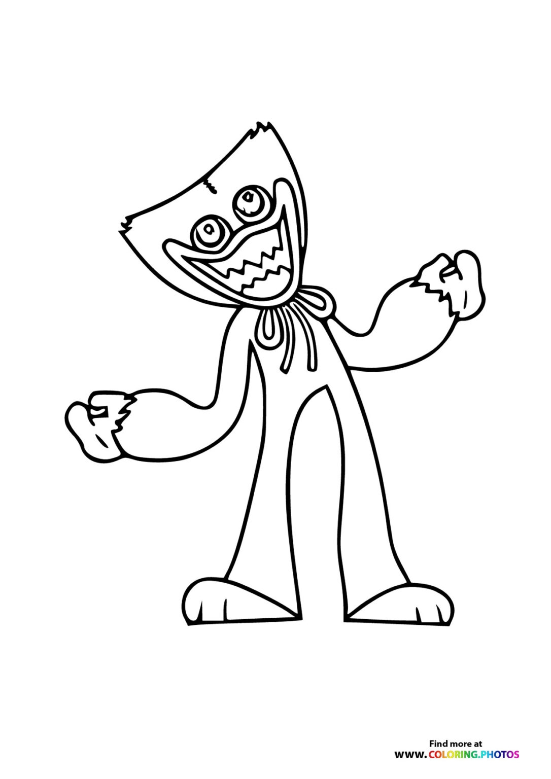 Free Printable Huggy Wuggy Coloring Pages Free Printable Huggy Wuggy Coloring Pages