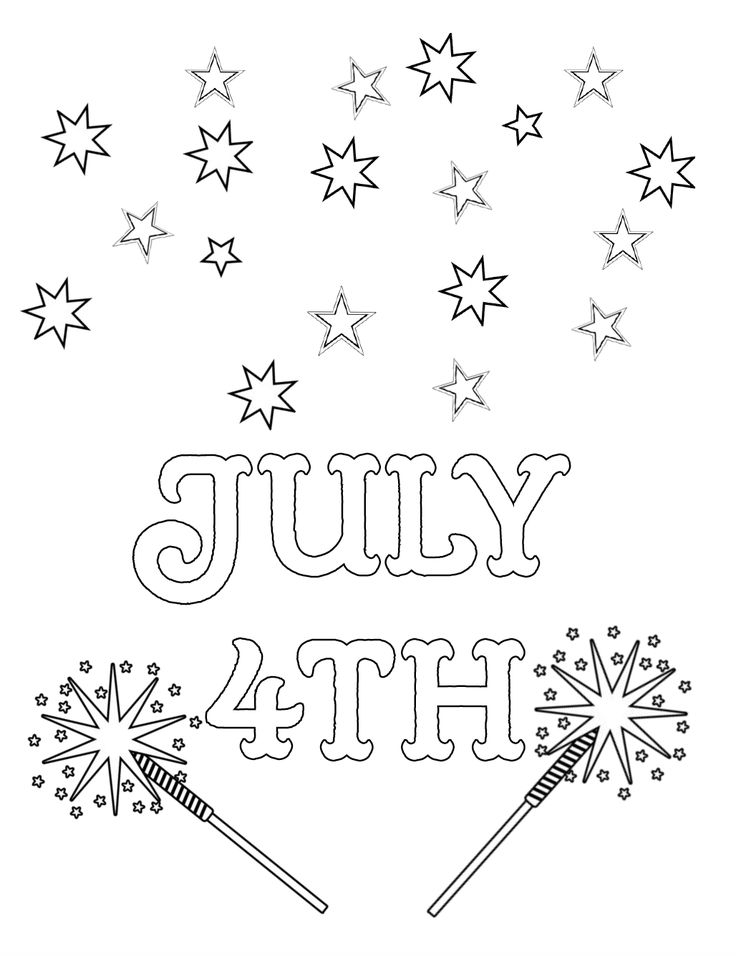 Free Printable July 4th Coloring Pages 4 Designs July Colors Free Printable July 4th Coloring Pages 4 Designs July Colors