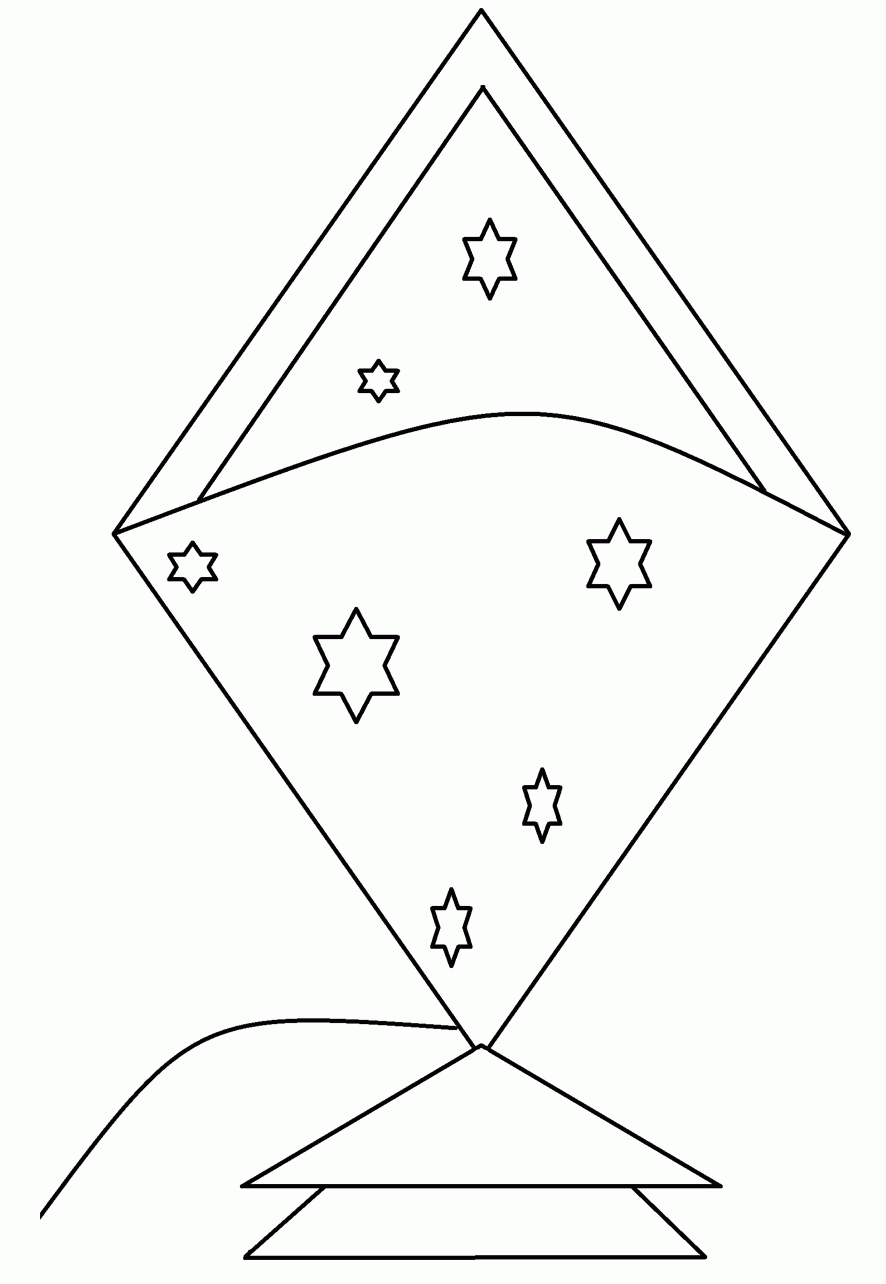 Kite Coloring Pages Printable Kite Coloring Pages Printable