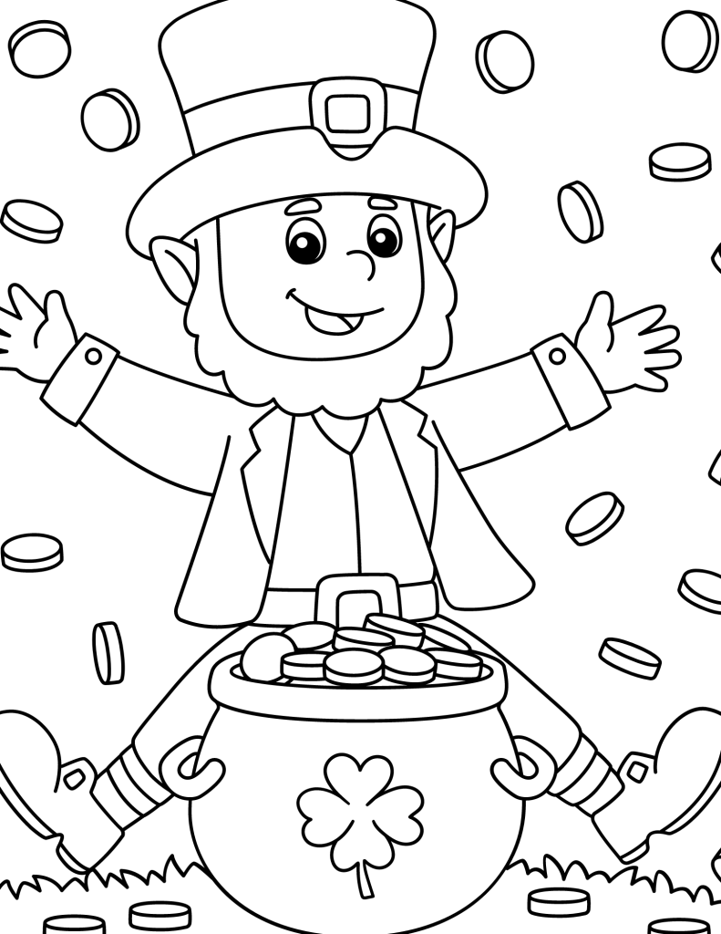 Printable Coloring Pages Of Leprechauns Printable Coloring Pages Of Leprechauns