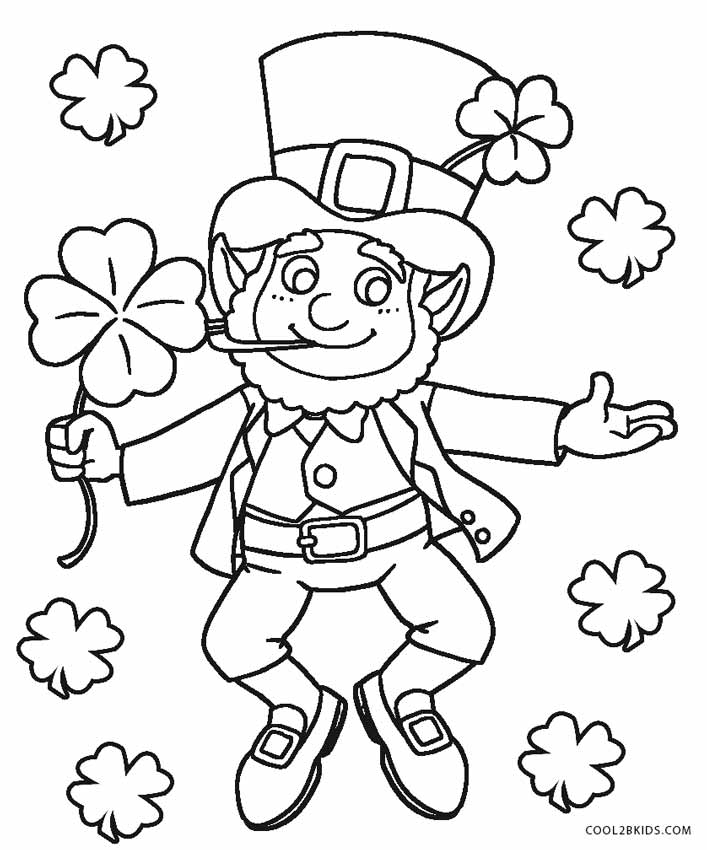 Leprechaun Printable Coloring Pages Leprechaun Printable Coloring Pages