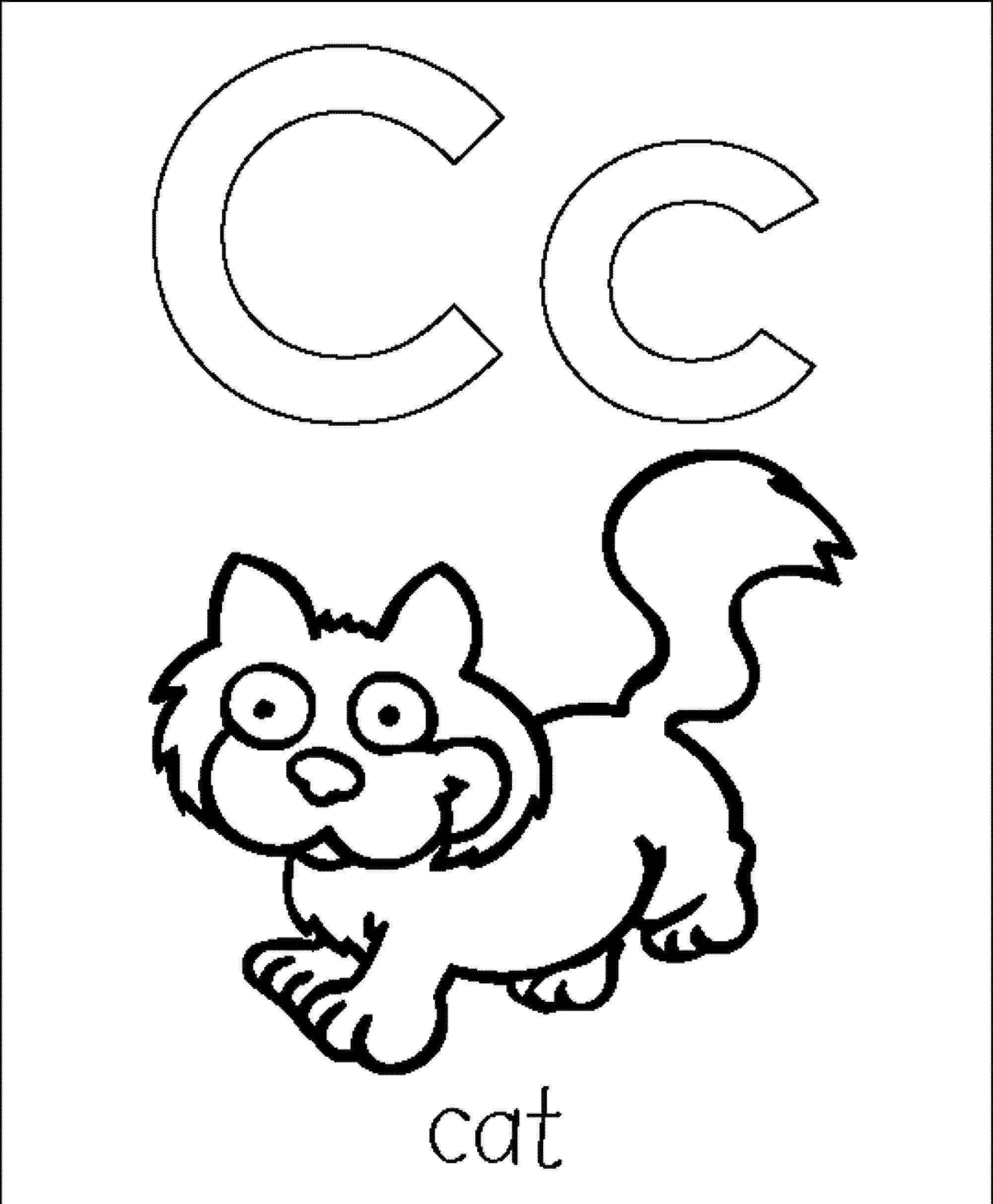 Free Printable Letter C Coloring Pages Printable Word Searches