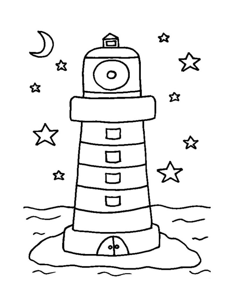 Free Printable Lighthouse Coloring Pages For Kids Free Printable Lighthouse Coloring Pages For Kids