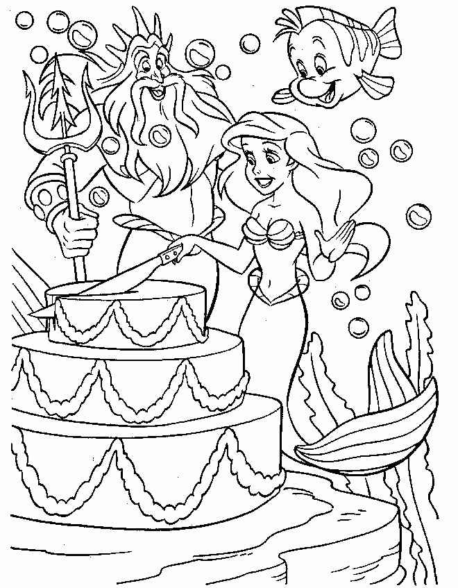 Free Printable Little Mermaid Coloring Pages Free Printable Little Mermaid Coloring Pages