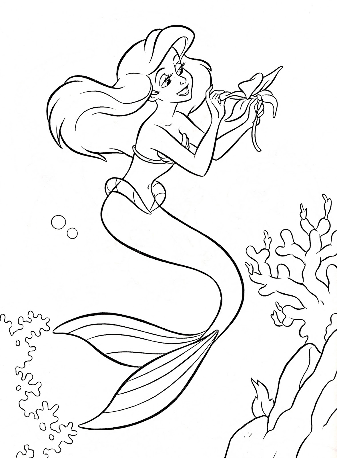 Little Mermaid Coloring Pages Free Printable Little Mermaid Coloring Pages Free Printable