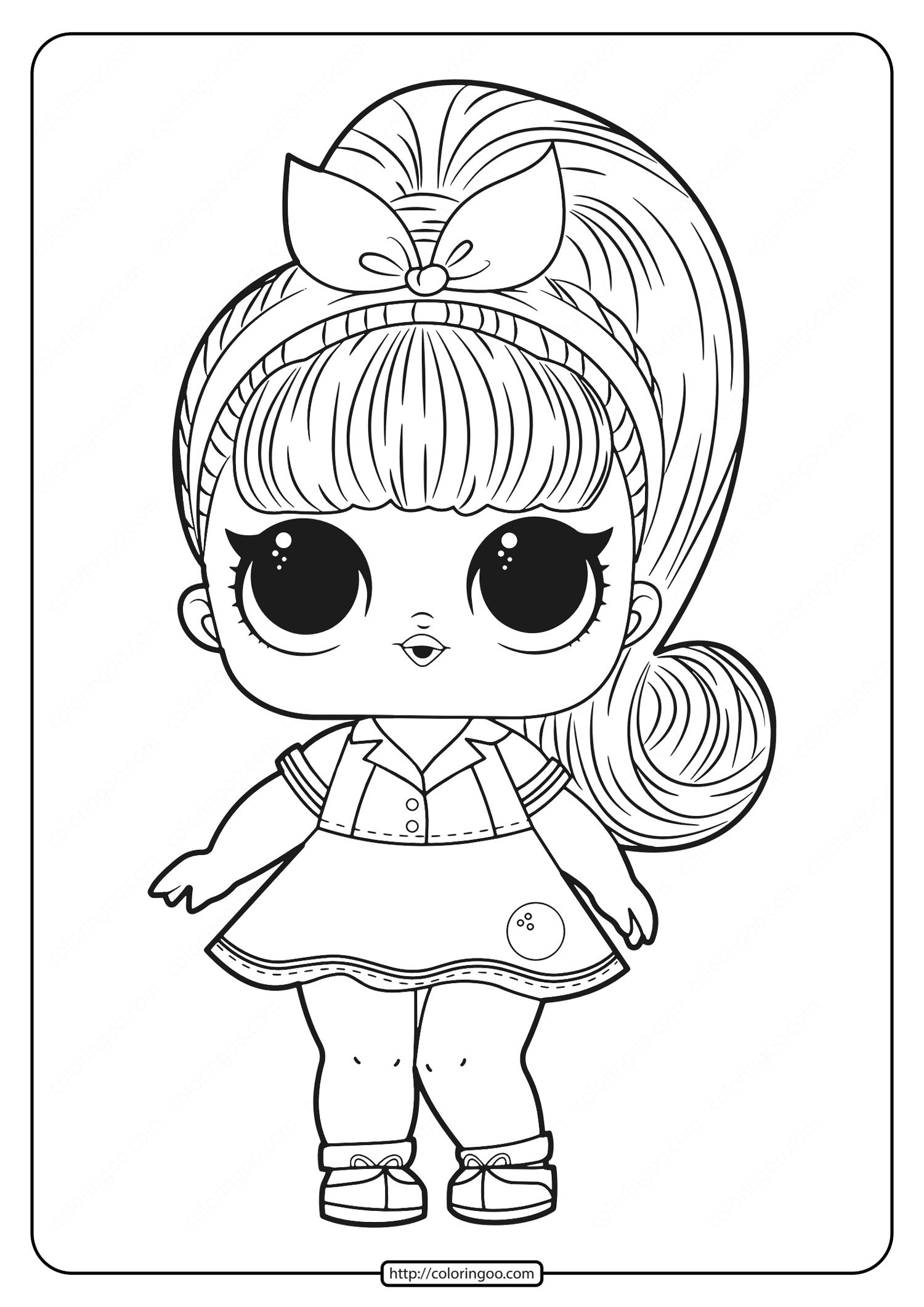 Free Printable LOL Dolls Coloring Pages Book For Kids Free Printable LOL Dolls Coloring Pages Book For Kids