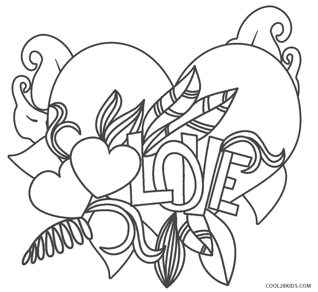 Free Printable Love Coloring Pages For Kids Free Printable Love Coloring Pages For Kids