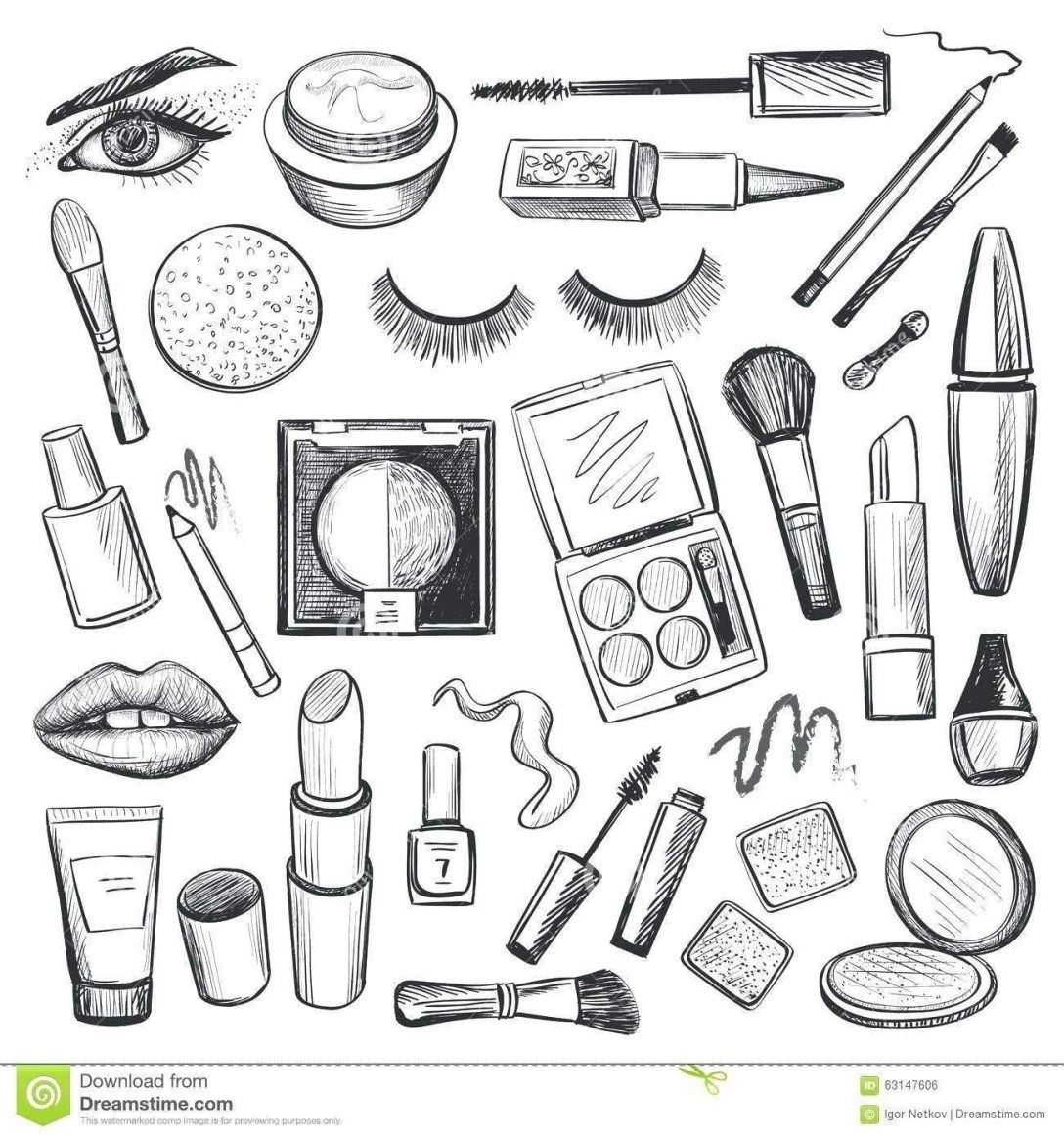 Free Printable Makeup Coloring Pages Free Printable Makeup Coloring Pages