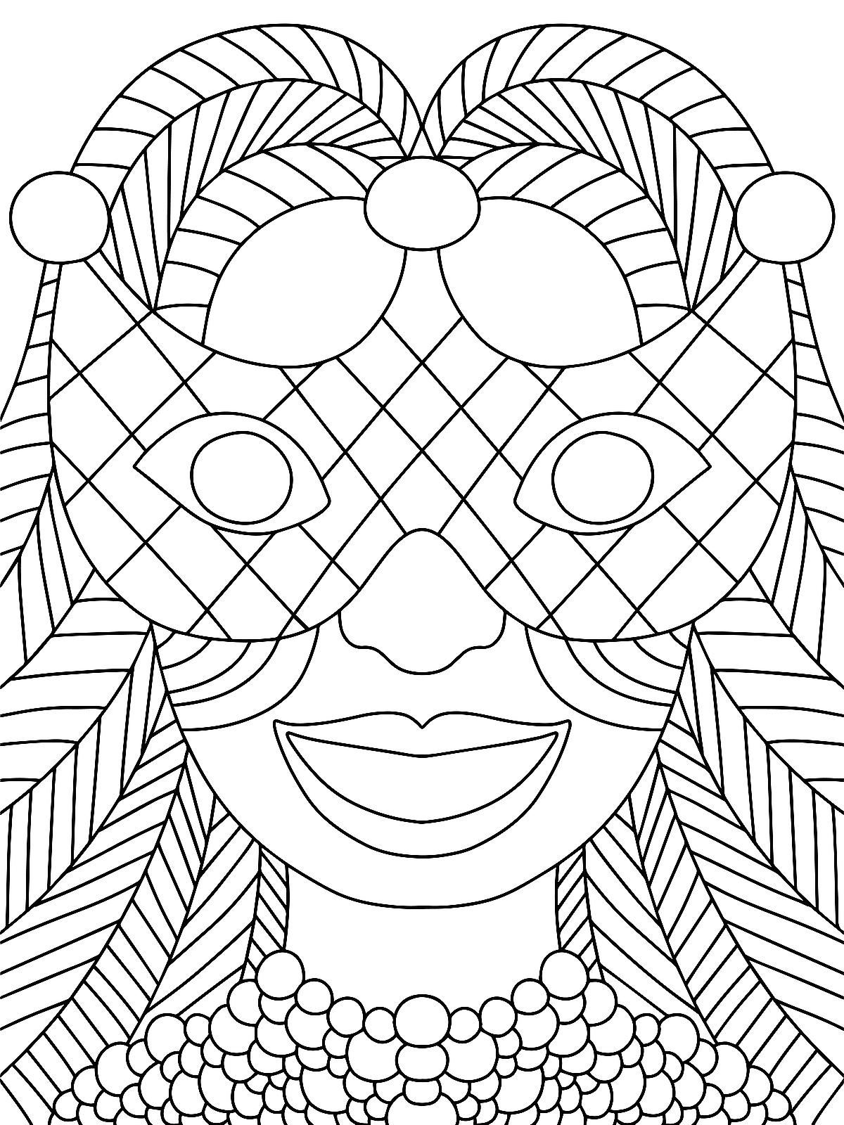 Mardi Gras Coloring Pages Printable Mardi Gras Coloring Pages Printable