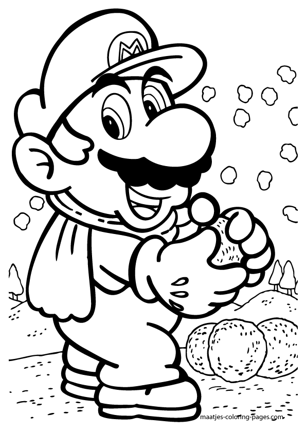 Free Printable Mario Coloring Pages For Kids Free Printable Mario Coloring Pages For Kids