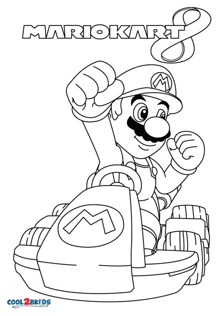 Free Printable Mario Kart Coloring Pages For Kids Super Mario Free Printable Mario Kart Coloring Pages For Kids Super Mario