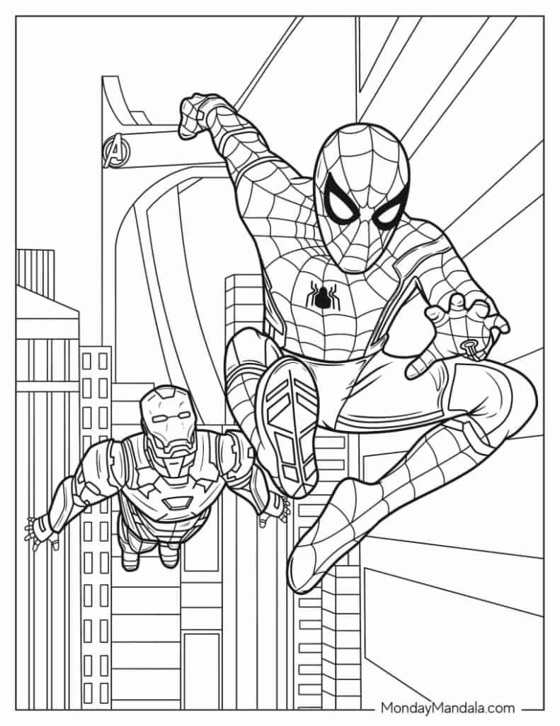 Free Printable Marvel Heroes Coloring Pages Download Free Printable