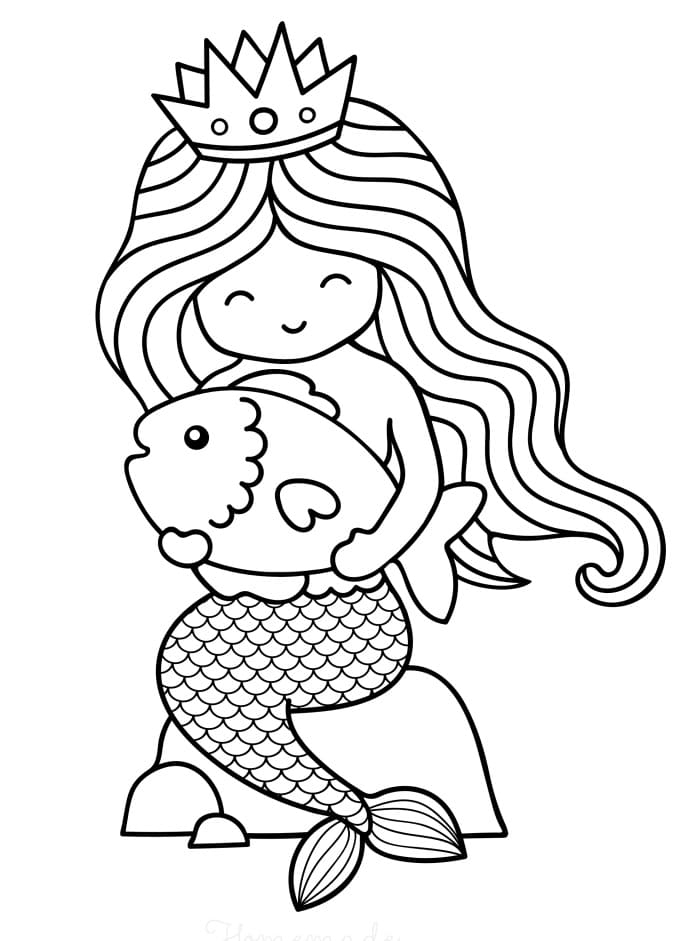 Free Printable Mermaid Coloring Page Free Printable Coloring Pages Free Printable Mermaid Coloring Page Free Printable Coloring Pages