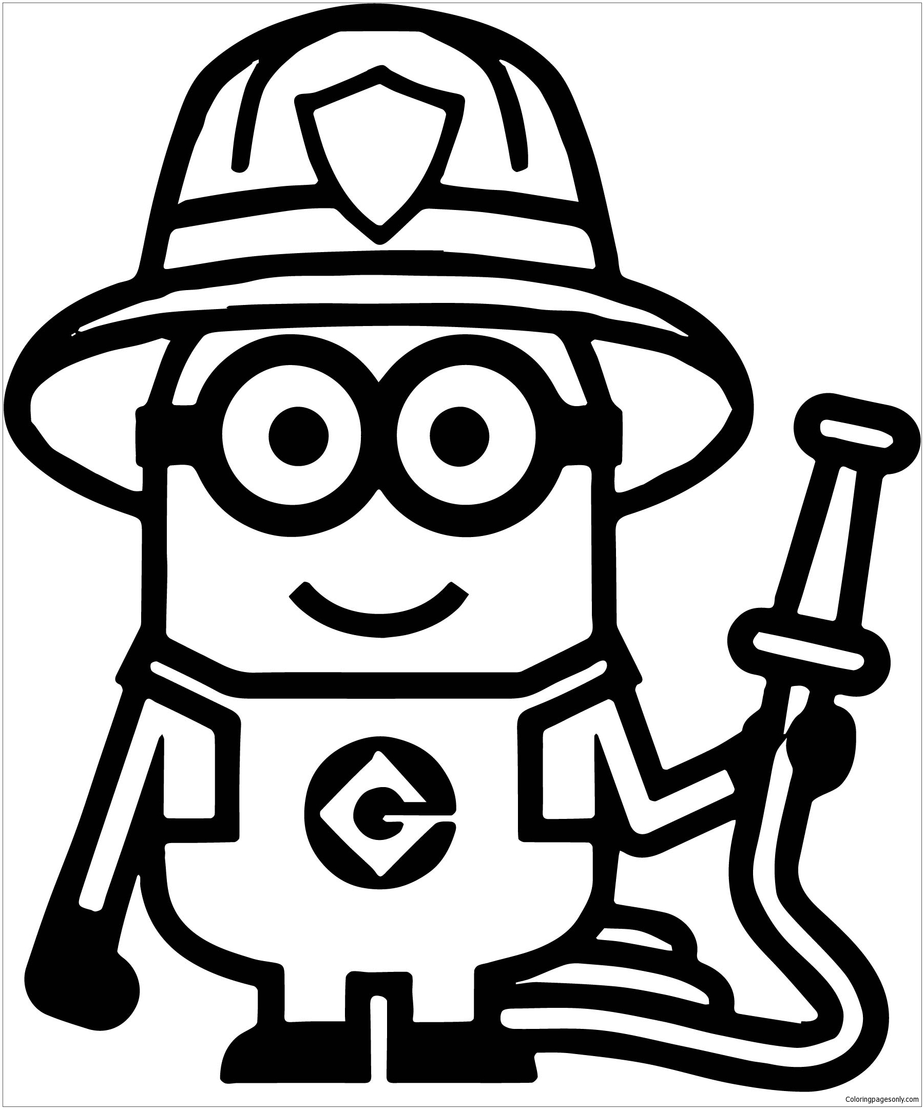 Minion Coloring Pages Free Printable Minion Coloring Pages Free Printable