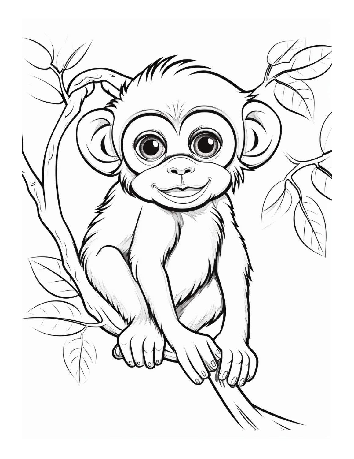 Free Printable Monkey Coloring Pages Skip To My Lou Free Printable Monkey Coloring Pages Skip To My Lou