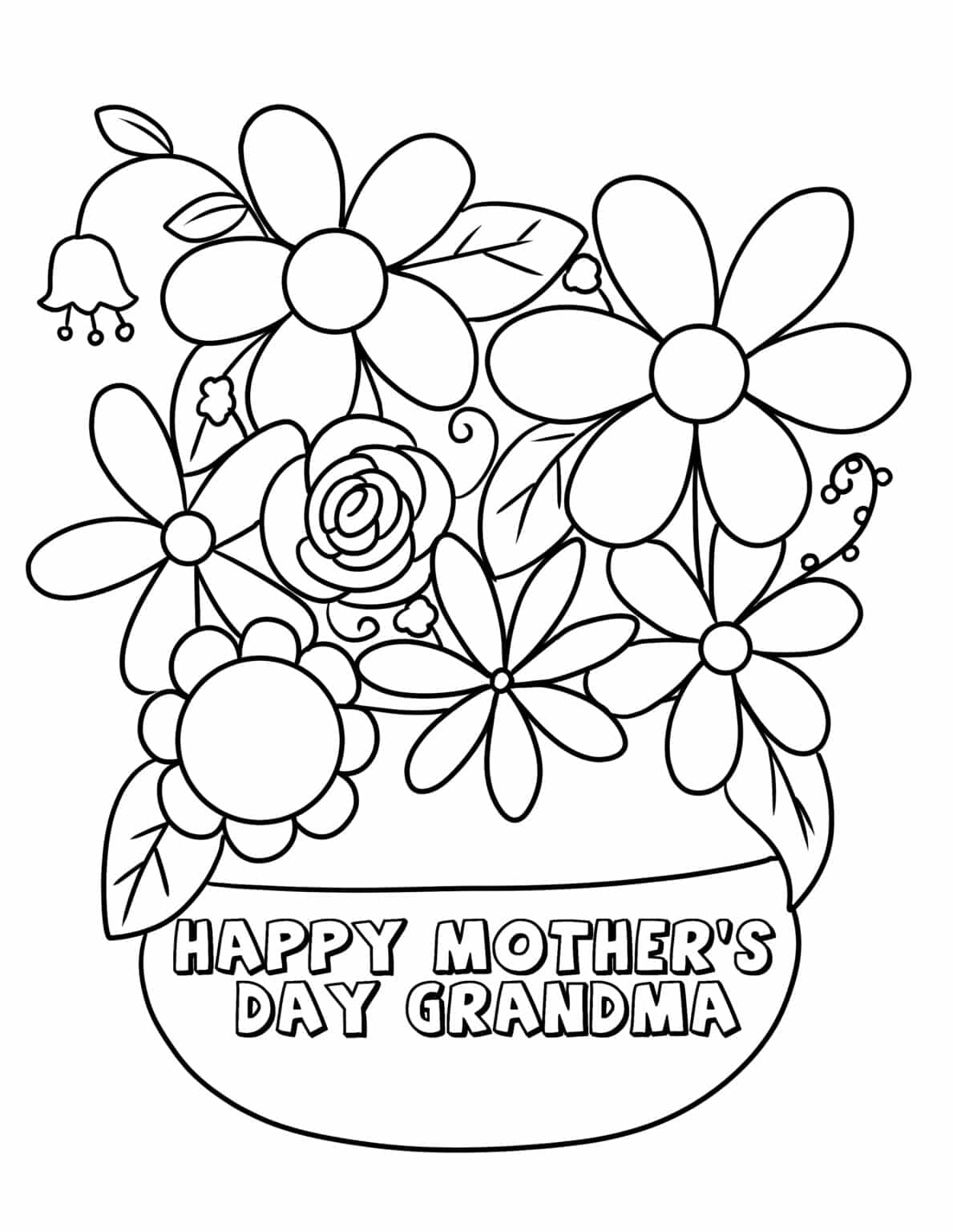 Free Printable Mothers Day Coloring Pages For Grandma Free Printable Mothers Day Coloring Pages For Grandma