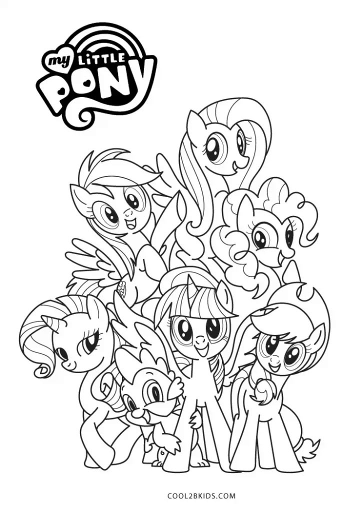 Free Printable My Little Pony Coloring Pages For Kids My Little Pony