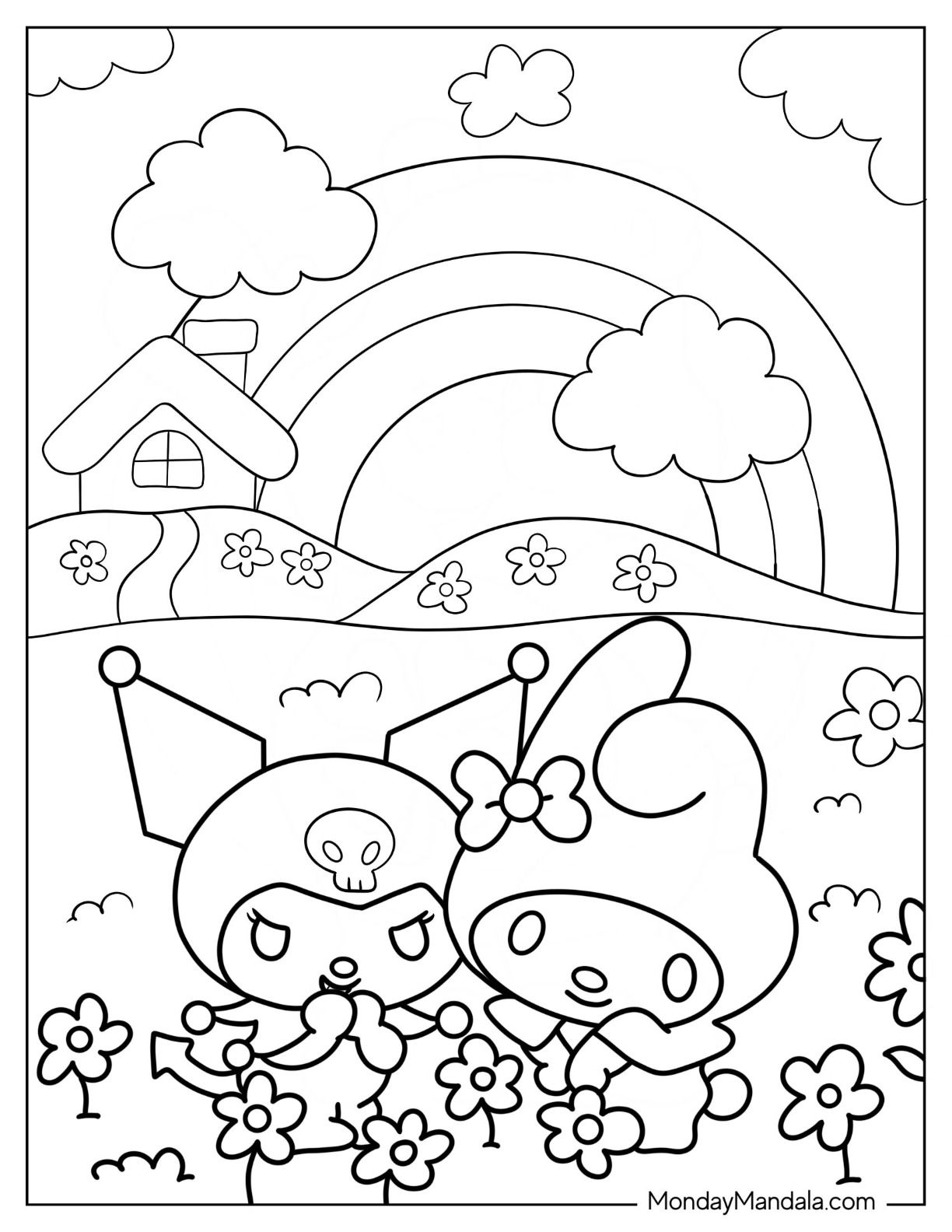 Free Printable My Melody Coloring Pages Free Printable My Melody Coloring Pages
