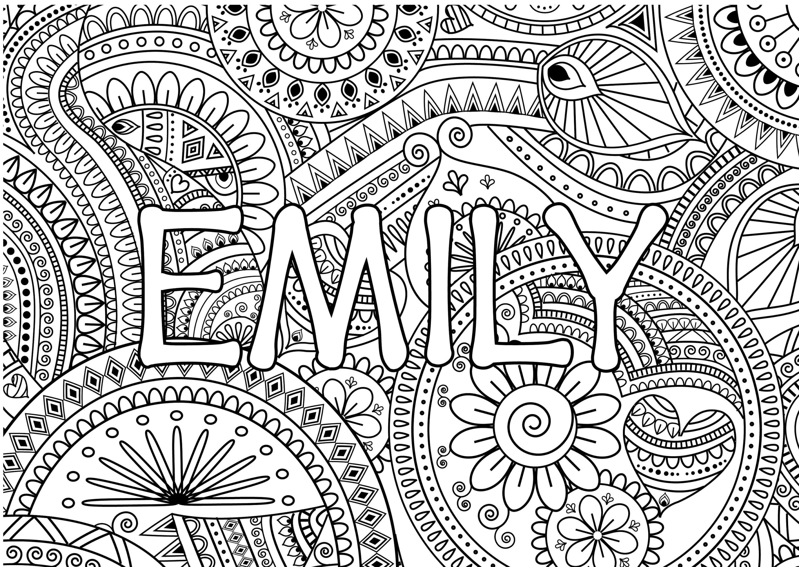 Free Printable Name Coloring Pages Vrogue Co