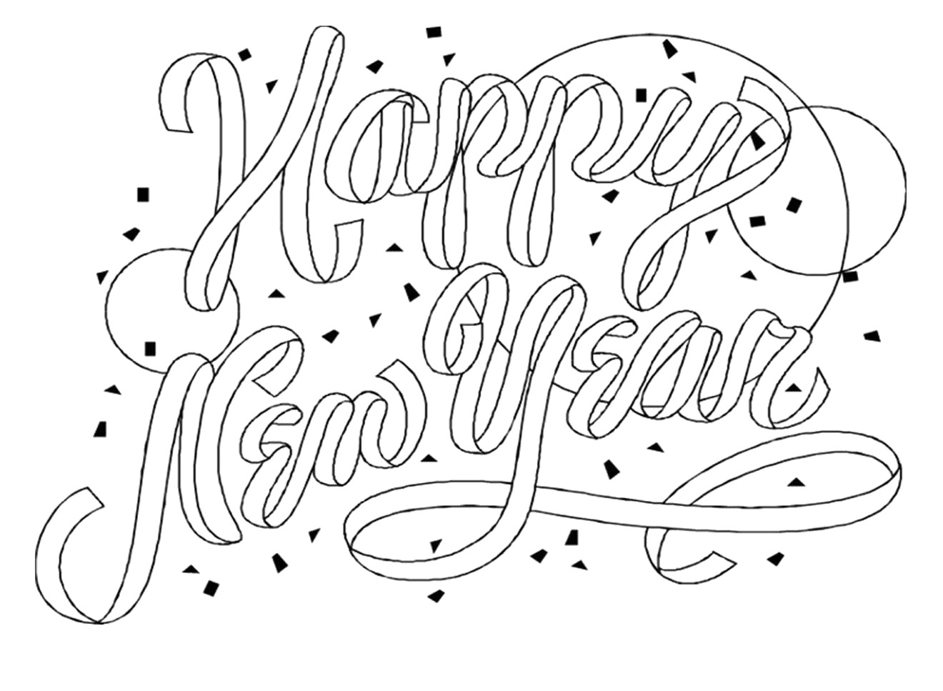 Free Printable New Years Coloring Pages For Kids Free Download Happy Free Printable New Years Coloring Pages For Kids Free Download Happy