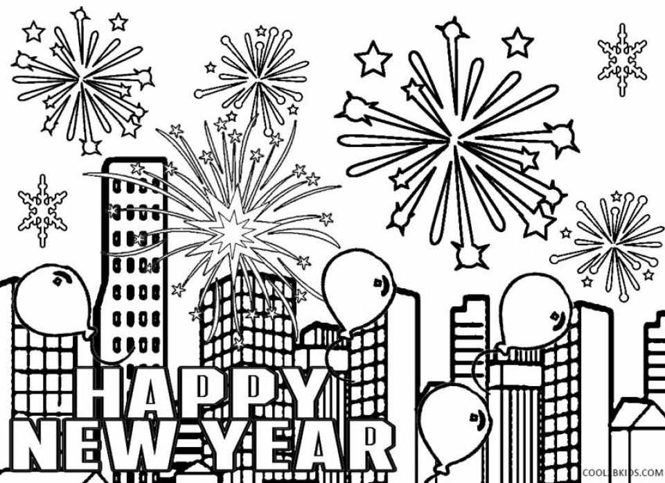 Free Printable New Years Coloring Pages For Kids Free Printable New Free Printable New Years Coloring Pages For Kids Free Printable New