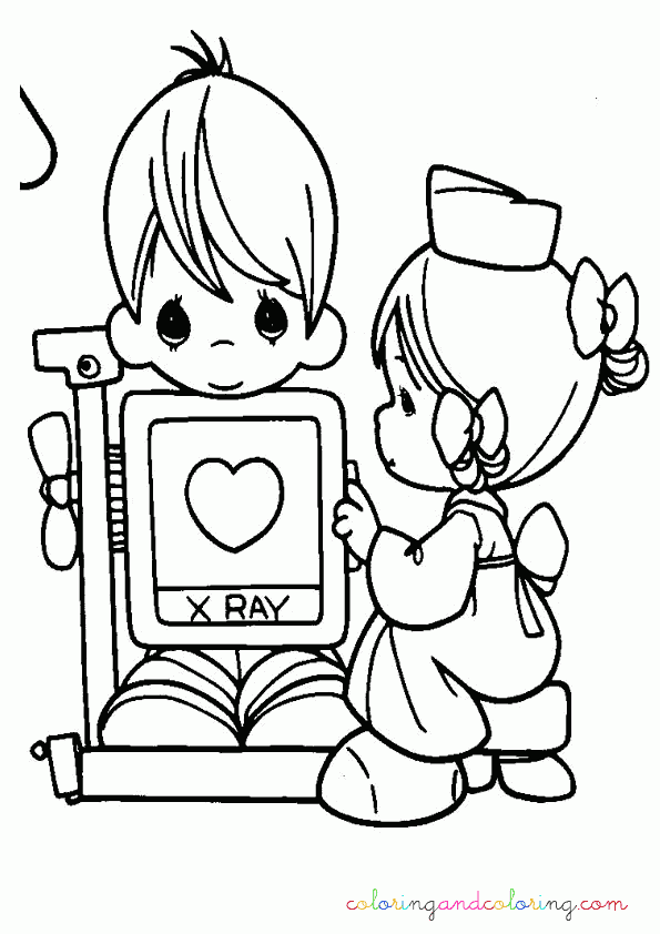 Free Printable Nurse Coloring Pages