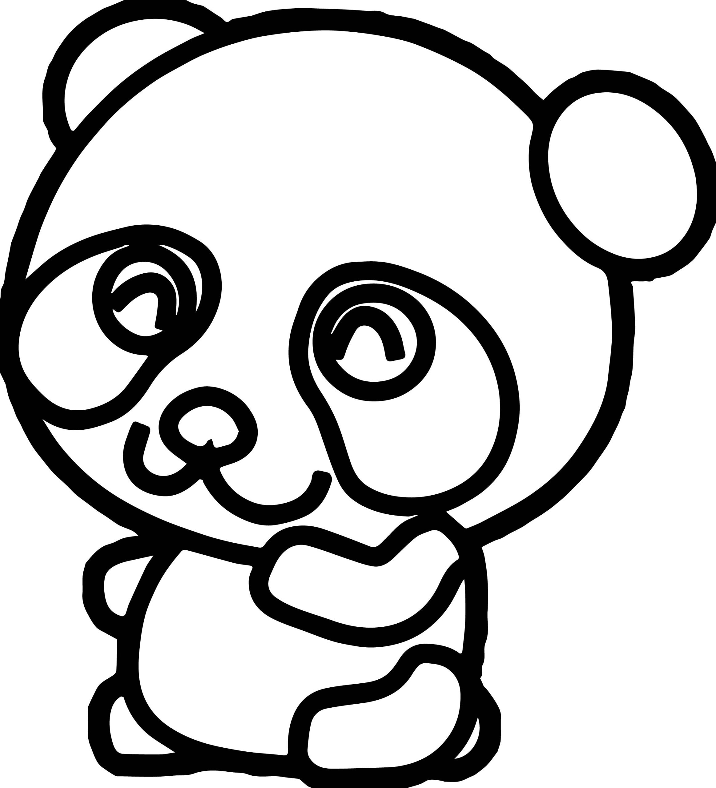 Panda Coloring Pages Free Printable