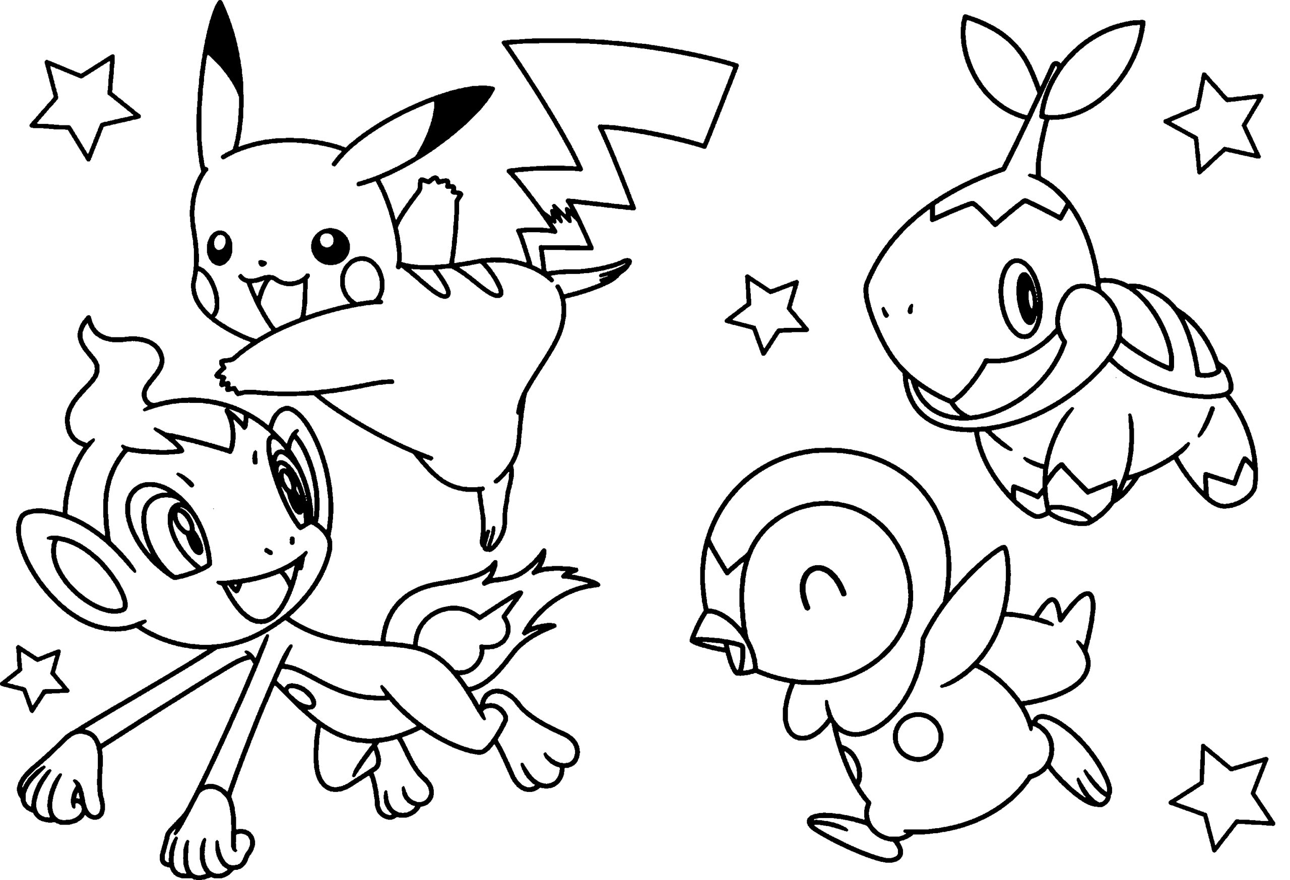 Free Printable Pikachu Coloring Pages Free Printable Pikachu Coloring Pages