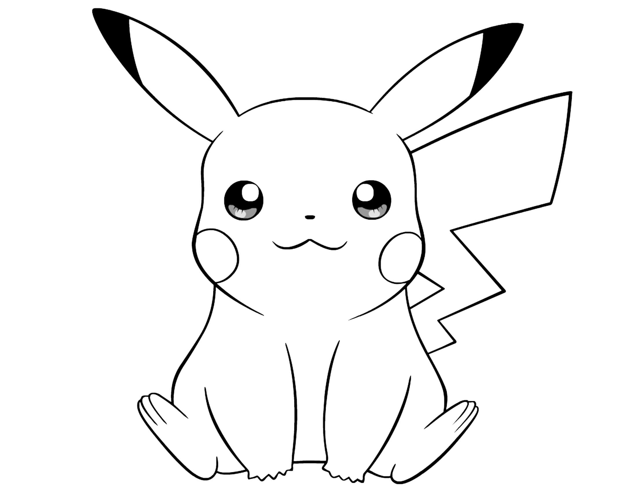 Free Printable Pikachu Coloring Pages Free Printable Pikachu Coloring Pages