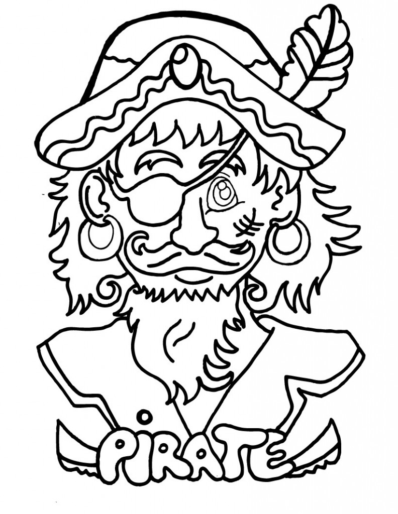 Printable Pirate Coloring Pages Printable Pirate Coloring Pages
