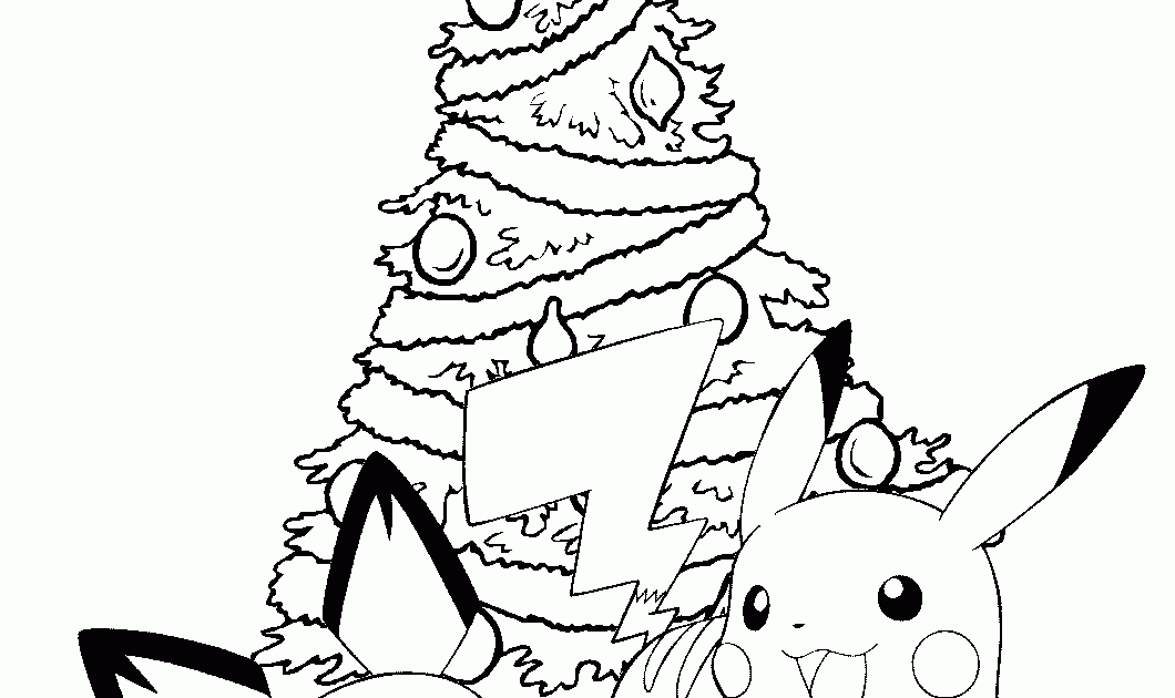 Free Printable Pokemon Christmas Coloring Pages Free Printable Pokemon Christmas Coloring Pages