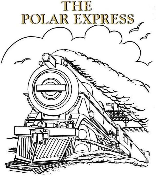 Free Printable Polar Express Coloring Pages Printable Word Searches