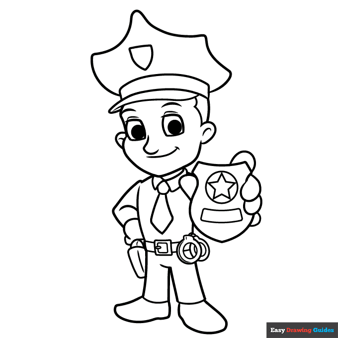Free Printable Police Coloring Pages Free Printable Police Coloring Pages
