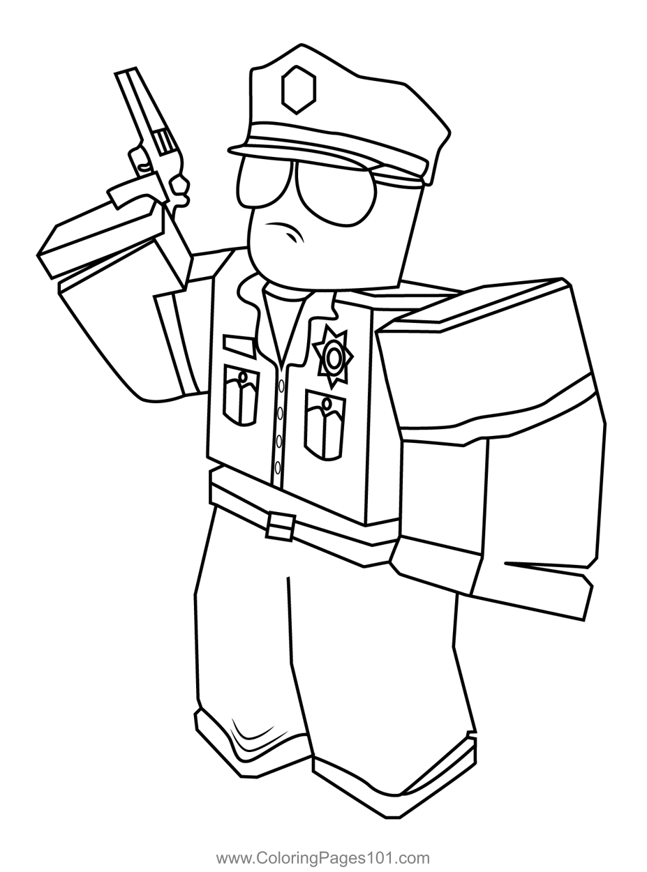 Free Printable Police Coloring Pages Free Printable Police Coloring Pages